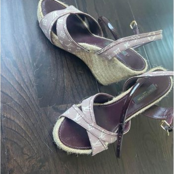 Vintage Louis Vuitton Wedges (36) - Picture 2 of 5